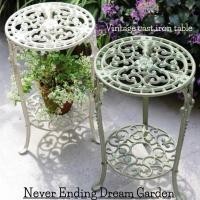 ราคา Vintage cast iron table โต๊ะเหล็กดัดสไตล์วินเทจ (26531269101)