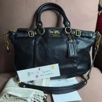 ราคา มือสอง ของแท้ COACH MADISON LEATHER 18609 (27677160497)