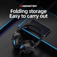 ราคา Monster Xkh03 Wireless Headphones Earphones Bluetooth 5.3 Stereo Hifi Music With Rotating Noise-Can (27753763272)