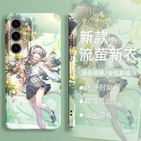 ราคา เหมาะสําหรับ Samsung s25 เคสโทรศัพท์ s24ultra สไตล์ใหม่ s23 Flow เรืองแสง s22 Starry Sky รถไฟ + Honkai plus Honkai Iron Galaxy สาว uitra สองมิติ a54 ฤดูร้อน a35 ชาย a55 ซิลิโคน (53809157390)