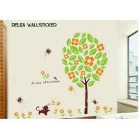 ราคา HIJAU (TXXL) ADEK WALL STICKER GREEN TREE KITTEN GREEN TREE WALL STICKER AY208 สติ๊กเกอร์ติดผนัง (40655629626)