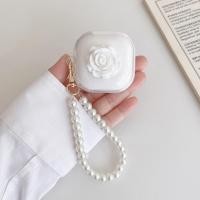 ราคา for Samsung Galaxy Buds 4 Case Cartoon Camellia Transparent Soft Case Cute Pearl Bracelet Keychain Pendant Suitable for Samsung Galaxy Buds4 Pro Protective Sleeve (45858068219)