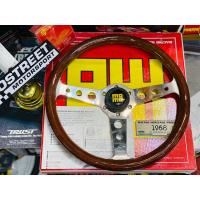ราคา พวงมาลัย Momo super indy wood ขนาด 350 mm แท้ มือสอง italy Steering Wheel พวงแต่ง พวงซิ่ง รถยนต์ โมโม่ ซุบเปอร์ อินดี้ (24590287911)