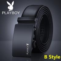 ราคา PLAYBOY เข็มขัด หนังแท้ สำหรับผู้ชาย (1734692755)