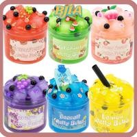 ราคา BJA Jelly Cube Slime, 300ml/70ml Non-Sticky Slime Kit, ผลไม้นุ่ม Crunchy Glitter ความเครียดบรรเทาคริสตัล Slime Party Favor ของขวัญ (50759263979)