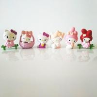 ราคา โมเดลคิตตี้&มายเมโลดี้เซต6 ตัว (11452107188)