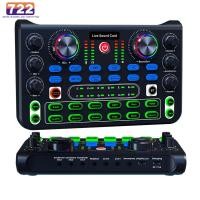 ราคา X60 Sound Card English Version Professional Sound Cards Audio Mixer For Karaoke Broadcast KTV Singing Live Sound Stud (24837695344)