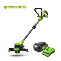 ราคา Greenworks เครื่องตัดหญ้า 24V พร้อมแบตเตอรี่และแท่นชาร์จ (ST3002A2) (1270096292)