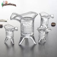 ราคา WELLE ถ้วยจักรพรรดิ์จีน, ถ้วยแก้วคริสตัลฐานขาตั้งกล้องโบราณ, ไวน์จีน Retro Whisky Shot Glass (47053710014)