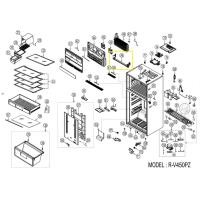 ราคา อะไหล่ของแท้ศูนย์/ฮิตเตอร์ละลายน้ำแข็งตู้เย็นฮิตาชิ/PTR-V540PGV*024/Hitachi/รุ่น R-VG450PZ R-V450PZ (51753030923)
