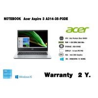 ราคา NOTEBOOK Acer Aspire 3 A314-35-P3DE (13641421474)