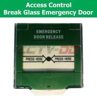 ราคา Break Glass Emergency Door Release (Green + Glass) (7939235425)