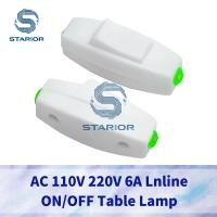 ราคา 1/5/10 PCS Rocker สวิทช์ AC 110V 220V 6A Lnline ON/OFF โคมไฟตั้งโต๊ะโต๊ะสายไฟสวิทช์ควบคุม Dropshipping 0105 (53907507256)