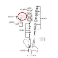 ราคา สปริงโช๊คอัพหน้า TRITON ไทรทัน Mitsubishi แท้เบิกศูนย์ รหัส MR992442 (14476734237)