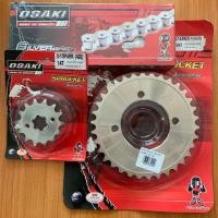 ราคา ชุดโซ่สเตอร์ 14-34-112 Osaki 420 สำหรับรถ spark x1 (2645436526)