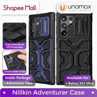 ราคา Samsung Galaxy S22 Ultra Nillkin Adventurer Carbon Camera Cover Slide Hybrid Casing (40155739402)