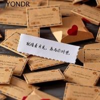 ราคา ยอนดร มินิจดหมายรักชุด,100สัญญา/อวยพร/ที่จะทํารายการกระดาษข้อความรักทํามือ,น่ารักทําเองของขวัญแปลกใจงานฝีมือรักชุดซองจดหมายวันแม่ (48508512156)