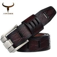 ราคา Cowather เข็มขัดหนังวัวแท้ 100% ขนาดใหญ่ 100-130 ซม. หรูหรา สําหรับผู้ชาย (10889881920)