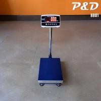 ราคา ตาชั่งดิจิตอล, เครื่องชั่งดิจิตอล 30kg., 60kg., 100kg., 150kg. ยี่ห้อ P&D (Model 8801) ขนาดแท่นชั่ง 30 x 40 ซม. (22019175178)