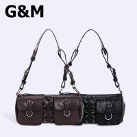 ราคา G&M กระเป๋าสะพายไหล่ผู้หญิง หนัง PU ทนทาน สไตล์ทันสมัย กระเป๋าสะพายไหล่ สะพายข้าง สะพายได้2แบบ ใบเล็กสวยแพง ดูเท่ (52405721168)