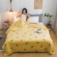 ราคา ผ้าห่ม ผ้าห่มฟลีซ ผ้าห่มสำลี ขนาด 5 ฟุต (150 x 200 cm) ลายแครอท Fleece Blanket (25721734200)