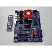 ราคา Mainboard AM3+ MSI 970 GAMING มีฝาหลัง+ CPU AMD FX-8350 (4.20GHz) 8คอร์ 8เทรด พร้อมซิงค์พัดลม (29362040682)