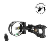 ราคา TOPOINT 5 Pin Bow Sight Fiber Fully Assembled CNC Machined Archery Hunting Target With Light For Outdoor Tactical TP1550 (12107684184)
