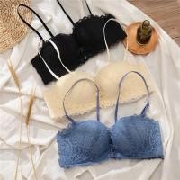 ราคา ชุดชั้นในลูกไม้ผู้หญิง บราลูกไม้ตะขอหน้า (42365107521)