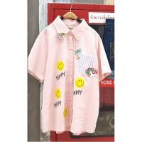 ราคา เสื้อเชิ้ต พิมพ์น้องสมาย และปักอาร์ม (20542468077)