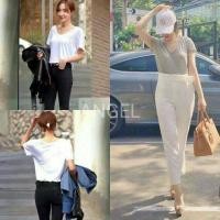 ราคา TOPSHOP​​❤️ T20 เสื้อคอยู งานป้าย​​ ผ้าเรย่อน​ (5937712789)