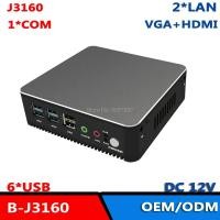 ราคา ขนาดเล็ก X86 Braswell Intel Celeron J3160 คอมพิวเตอร์ตั้งโต๊ะมินิแบบควอดคอร์ 2 ช่องรับสัญญาณ Nuc แบบไม่มีพัดลม (29581244902)