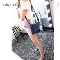 ราคา CAMELLI กระเป๋าสะพายข้างทรง tote สำหรับผู้หญิง (56709449624)