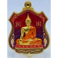ราคา (399) เหรียญพระแท้ จี้พระ เหรียญหลวงพ่อโต ชุบทองลงยาพื้นไล่สีแดง ทรงเครื่องจีวร ประวัติศาสตร์ตำรวจ 2568 รุ่นเจริญยศ (49403859670)