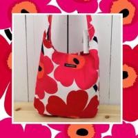 ราคา กระเป๋า Marimekko ดอก Clover สีแดง จากช้อปญี่ปุ่น แท้ 100% (1773003326)