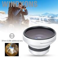 ราคา Windyons Windyons-th 37mm 0.25x Super Fisheye Lens Aluminum Alloy 2 ชิ้นส่วนที่ถอดออกได้อย่างใกล้ชิดเอฟเฟกต์การถ่ายภาพระยะใกล้มุมมองกว้าง (43704548223)