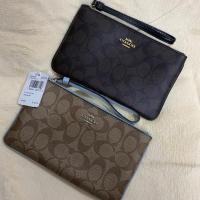 ราคา พร้อมส่ง แท้ 100% New Coach คล้องมือ 1 ซิป L รุ่น LARGE WRISTLET F58695 (5116810788)