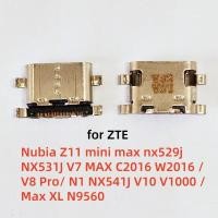 ราคา 2-10pcs ประเภท C USB Connector mini แจ็คพอร์ตชาร์จปลั๊กสําหรับ ZTE Nubia Z11 mini Max nx529j NX531J V7 Max C2016 W2016 /V8 Pro/ N1 NX541J V10 V1000 / Max XL N9560 (42650541414)