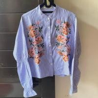 ราคา เสื้อปักลายดอกไม้ลายทาง | เสื้อปักลายดอกไม้ (54106174739)