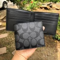 ราคา กระเป๋าCoachแท้ พร้อมส่ง กระเป๋าเงินชาย COACH F75083 MEN Wallet (1548151132)