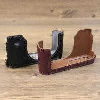 ราคา เหมาะสําหรับ (Yu) Leica Leica D-Lux Typ109 กระเป๋ากล้องหนังแท้เคสหนังครึ่งฝาครอบฐานเคสป้องกัน (47809484120)