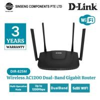 ราคา D-Link DIR-825M Wireless AC1200 Dual-Band Gigabit Wifi Router - รับประกันท้องถิ่น 3 ปี (48405077609)