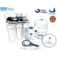 ราคา เครื่องกรองน้ำ RO 75 GPD Uni Pure 5 ขั้นตอน Auto flush แถมฟรี PP 1ไส้ (4648904244)