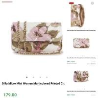ราคา GUESS DILLA MICRO MINI CROSSBODY BAG (28342318005)