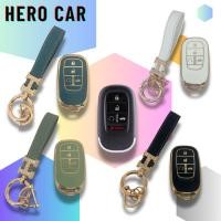 ราคา Honda Civic Accord Vezel 2022 สำหรับ4ปุ่ม ปลอกหุ้มกุญแจรีโมทรถยนต์ เคสกุญแจรีโมทรถยนต์ ซองกุญแจรถยน์ TPU แบบหุ้มเต็ม (20961481029)