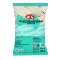 ราคา delivery หมึกบั้งตาสับปะรดแช่แข็ง เอโร่ 1 กก. frozen small pacific squid pineapple cut aro (42218471328)