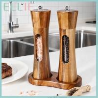 ราคา เอลลี่ เครื่องบดเกลือ,อะคริลิคปรับหยาบพริกไทยบด,ที่มีคุณภาพสูงรีฟิลทนทานไม้เครื่องเทศเครื่องบดสําหรับห้องครัว (57755541011)
