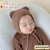 ราคา พร้อมส่งหมวกไหมพรมผูกคางเด็กอ่อน รุ่นcat baby (21494796377)
