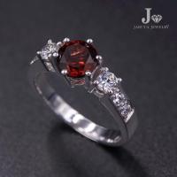 ราคา “แดงบริวาร” แหวนโกเมน (Garnet)เงินแท้ 925 หนึ่งในมณีนพเก้าเสริมดวง | Jaruta Jewelry (1749156886)