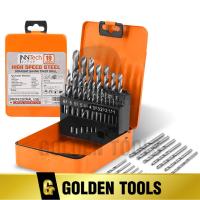 ราคา InnTech ชุดดอกสว่านเจาะเหล็ก 19 ชิ้น ขนาด 1-10 มม. High Speed Steel ดอกสว่านเจาะเหล็ก ดอกสว่าน ดอกสว่านไฮสปีด รุ่นHSS-19 (27069264090)