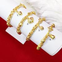 ราคา สร้อยข้อมือทองลายมีนา, ผ่าหวายห้อยจี้หัวใจ, ถุงเงินถุงทอง หนัก 2,3 บาท ยาว 7 นิ้ว ทองหุ้ม ทองชุบ ทำจากทองเหลือง งานสวย (15350113323)